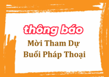 Thông báo: Mời Phật tử tham dự buổi Pháp thoại của Hòa Thượng Thích Nguyên Giác