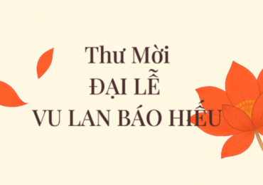 Thư mời Đại Lễ Vu Lan Báo Hiếu 2025