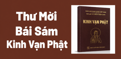 Thư Mời Tham Dự Bái Sám KINH VẠN PHẬT – Mùa An Cư Kiết Hạ 2026
