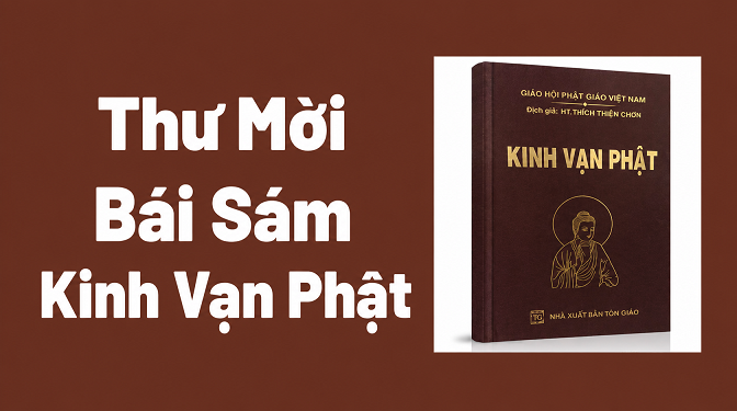 Thư Mời Tham Dự Bái Sám KINH VẠN PHẬT – Mùa An Cư Kiết Hạ 2026